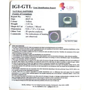 2.33 Ratti yellow sapphire with Govt Lab Certificate-(YELSA9T)